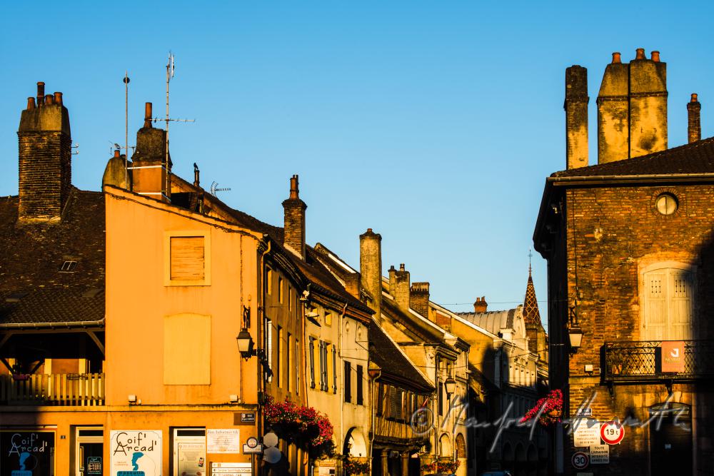 main street with typical houses from the 15th Century