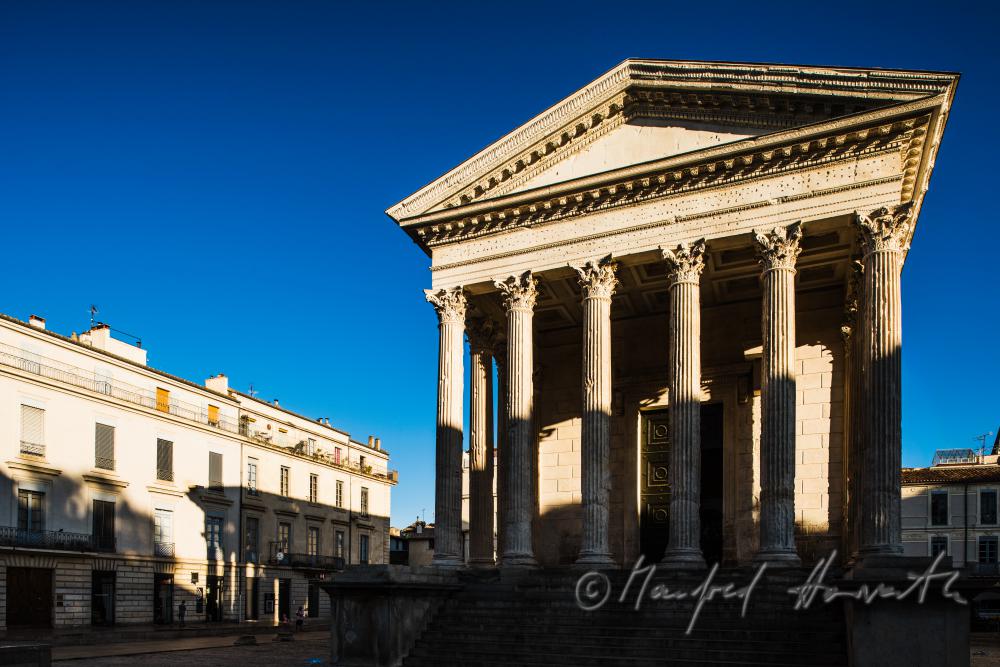 the Roman temple: 