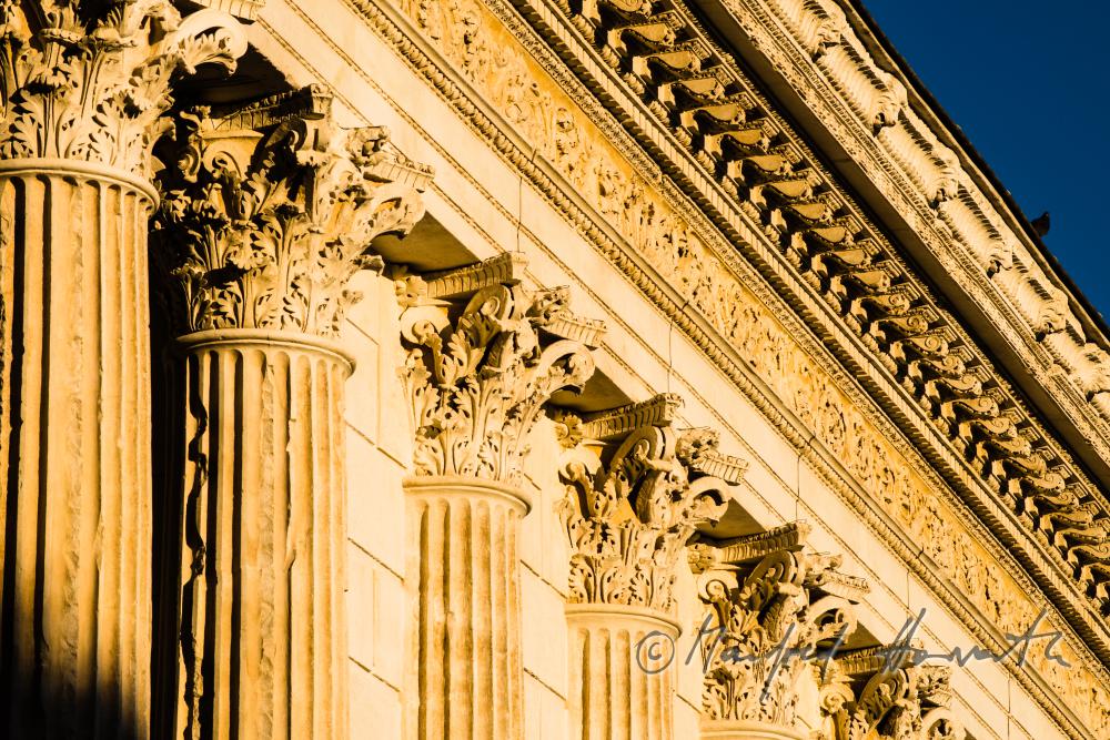 the Roman temple: 