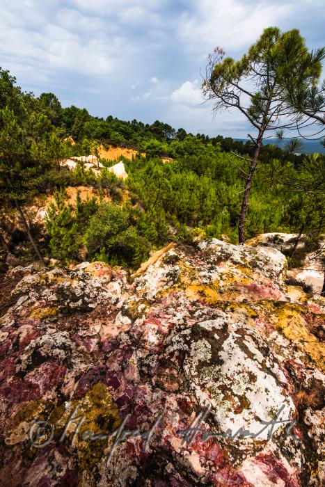ocre pigment pit of Roussillion