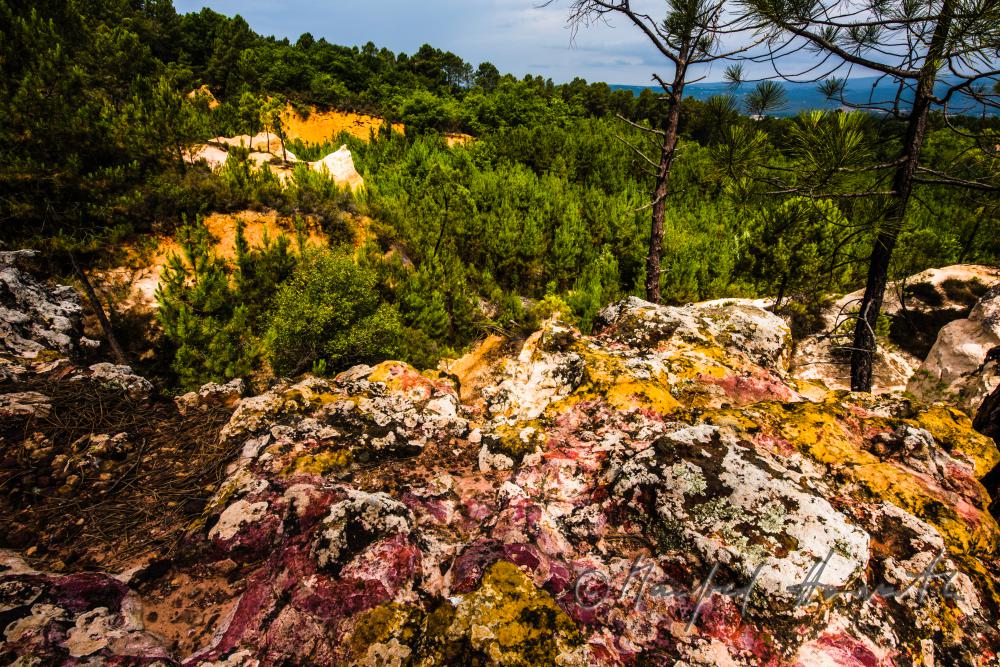 ocre pigment pit of Roussillion