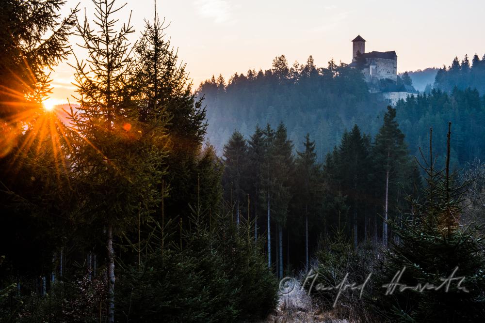 the medieval Castle Rappottenstein from 1150 B.C.