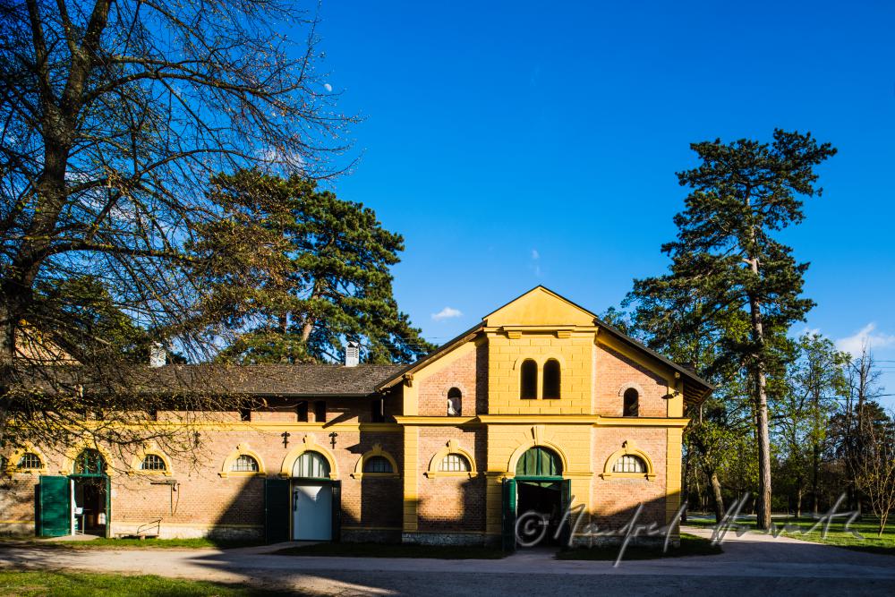 farm building in the former haras