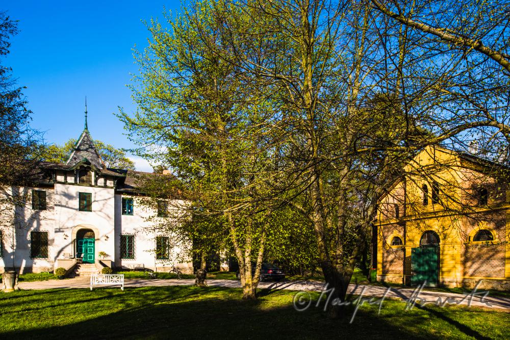 farm building in the former haras