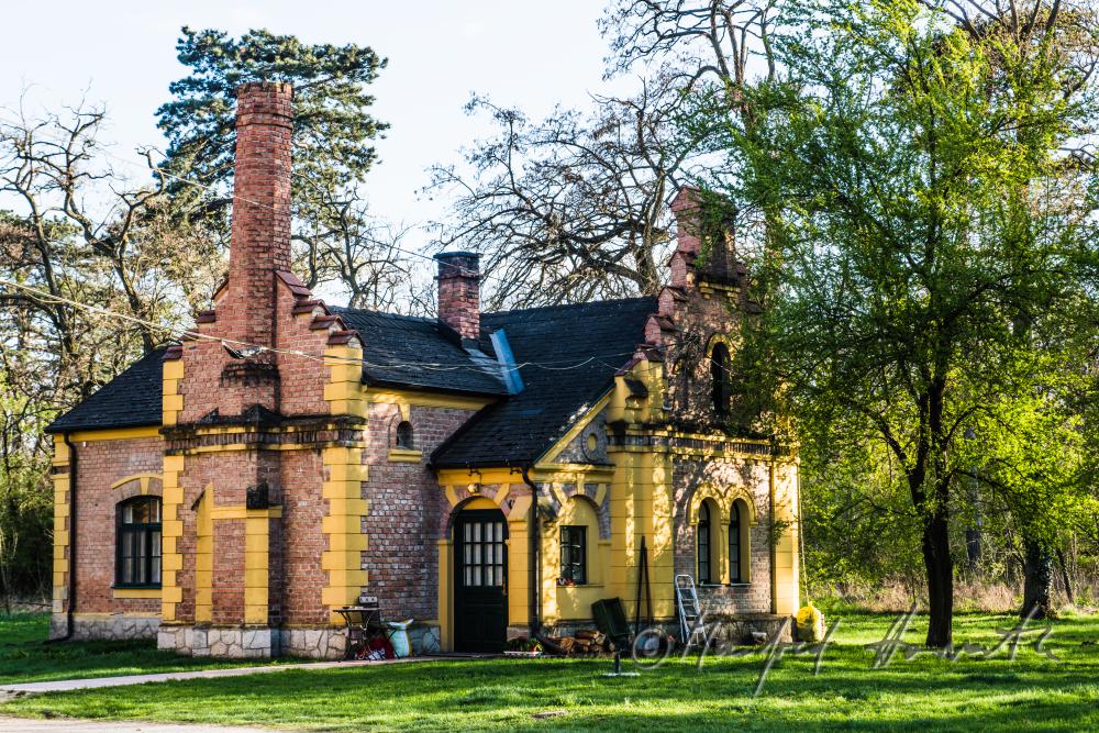 farm building in the former haras