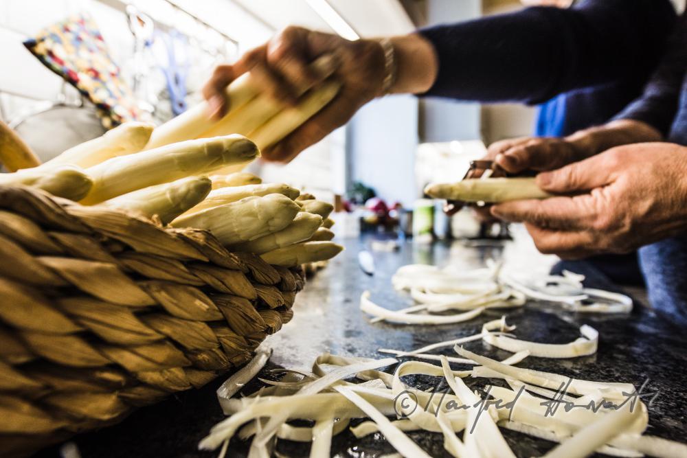 Brandensteins cooking bio organic asparagus from own production