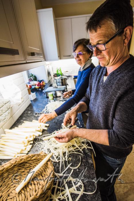 Brandensteins cooking bio organic asparagus from own production